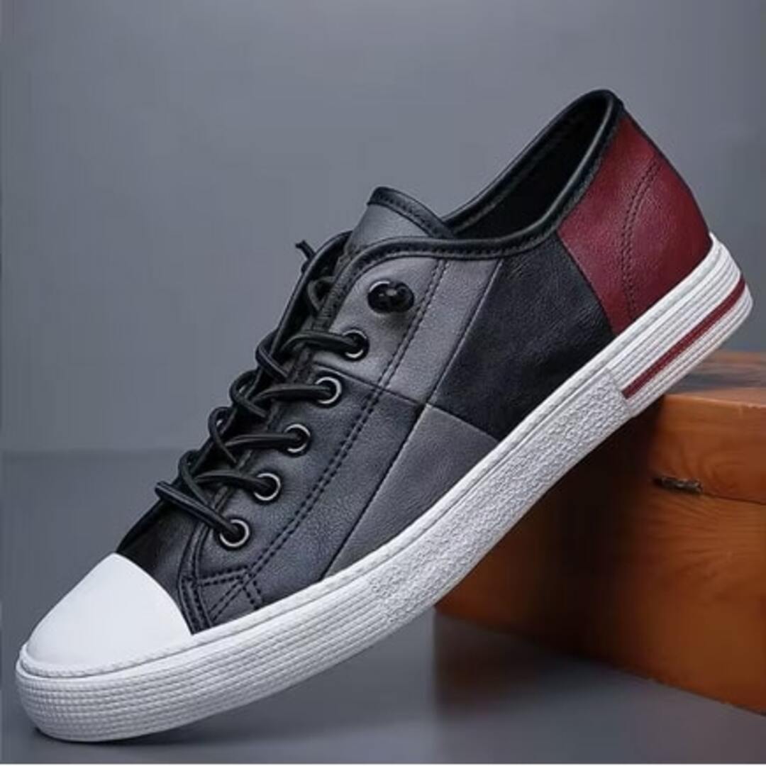 Crimson Edge Sneakers