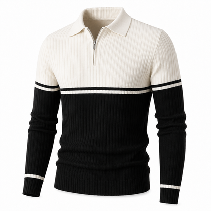 NoirEdge Knit Polo