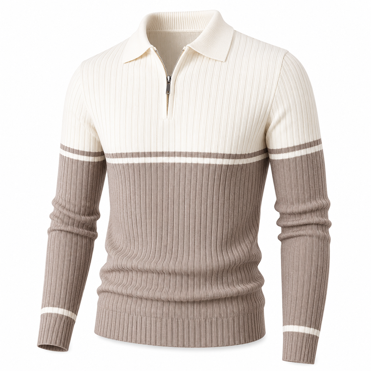 NoirEdge Knit Polo