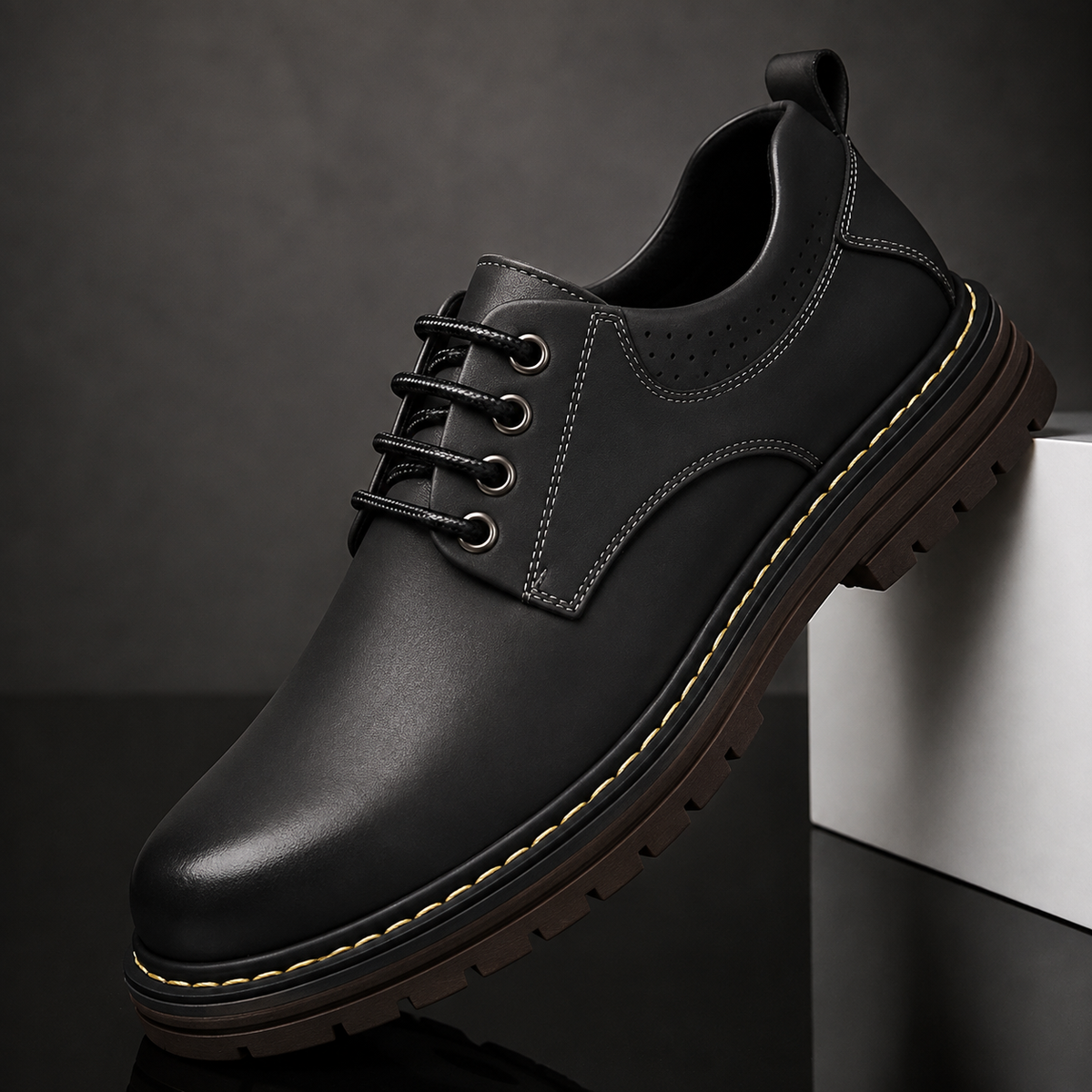 AmberTrail Leather Oxfords