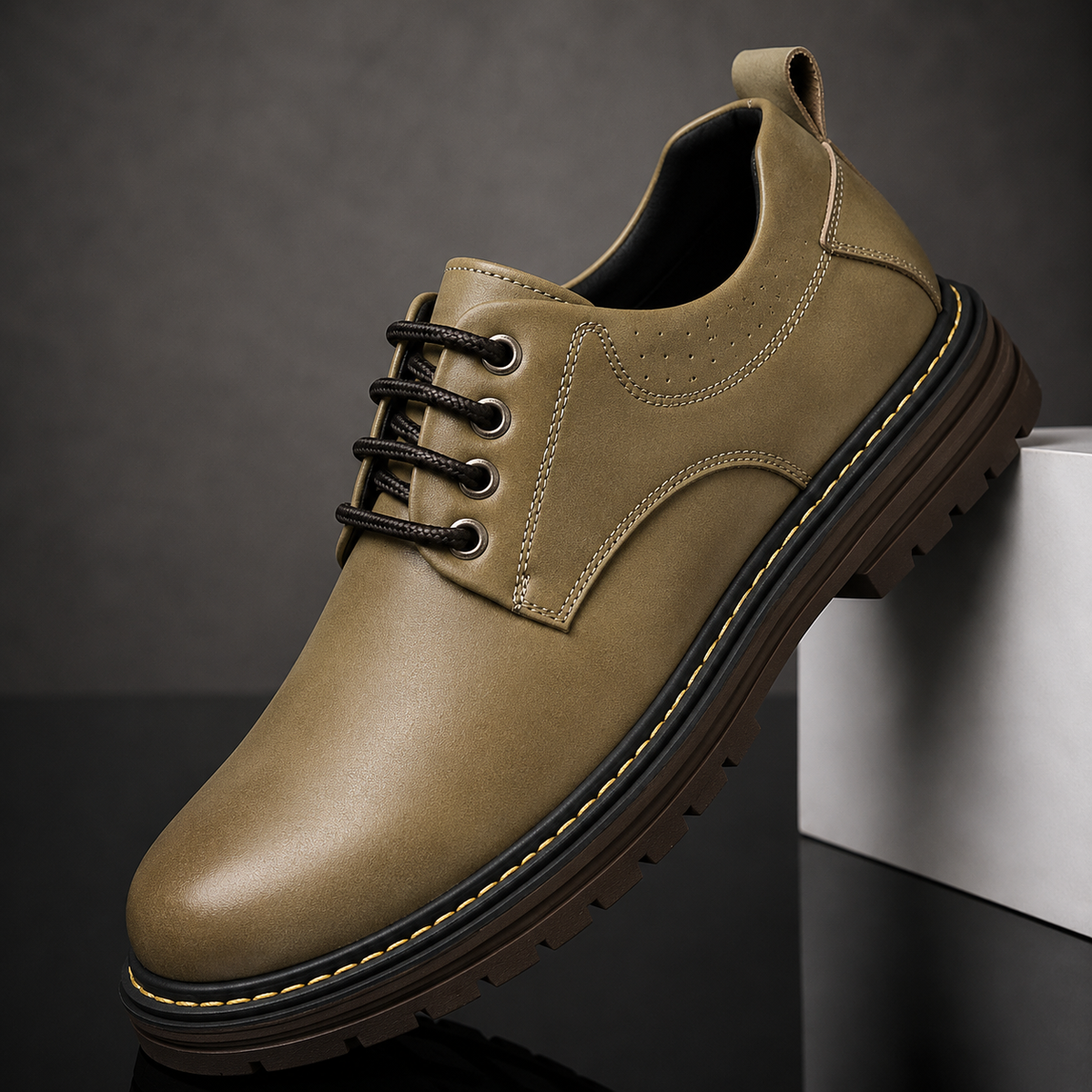 AmberTrail Leather Oxfords