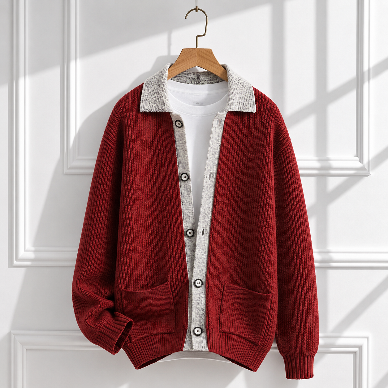 Midnight Contrast Cardigan