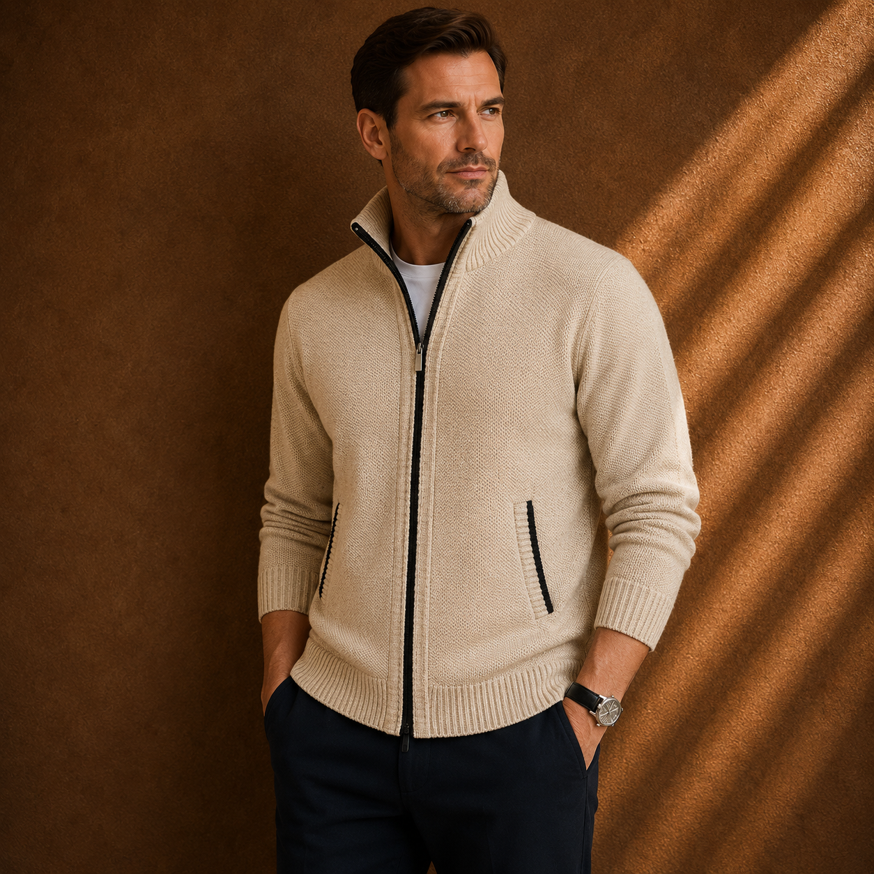 Alpine Ribbed Cardigan