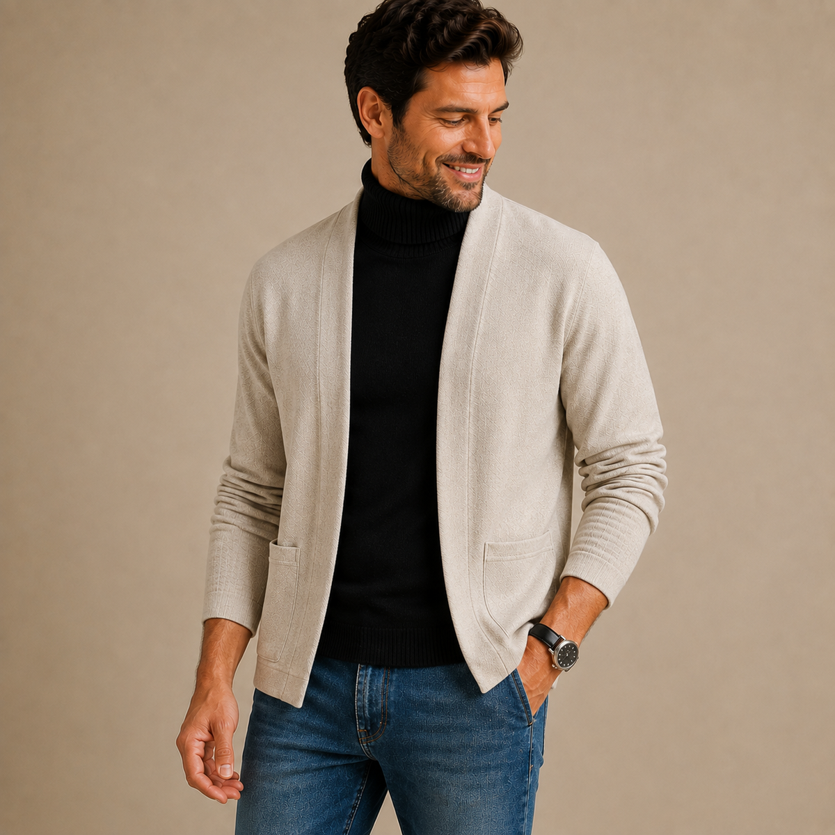 LuxeLine Knit Cardigan