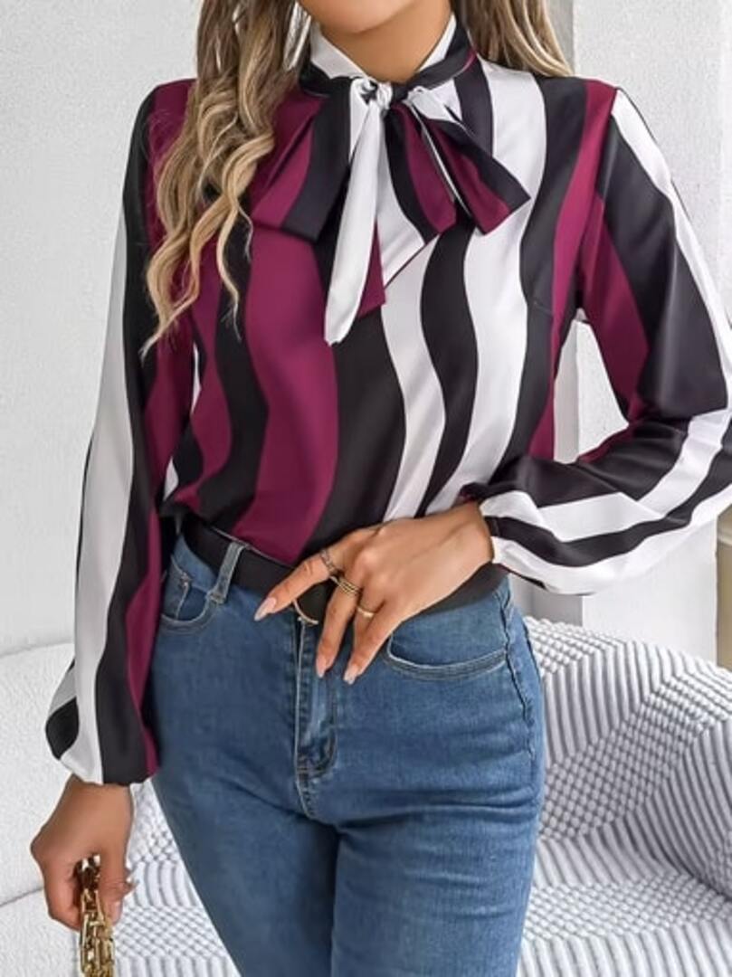 Executive Bow Blouse