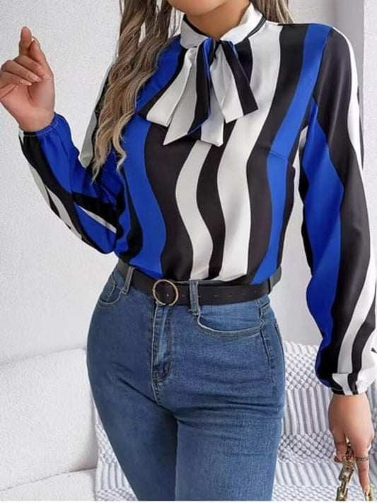 Executive Bow Blouse
