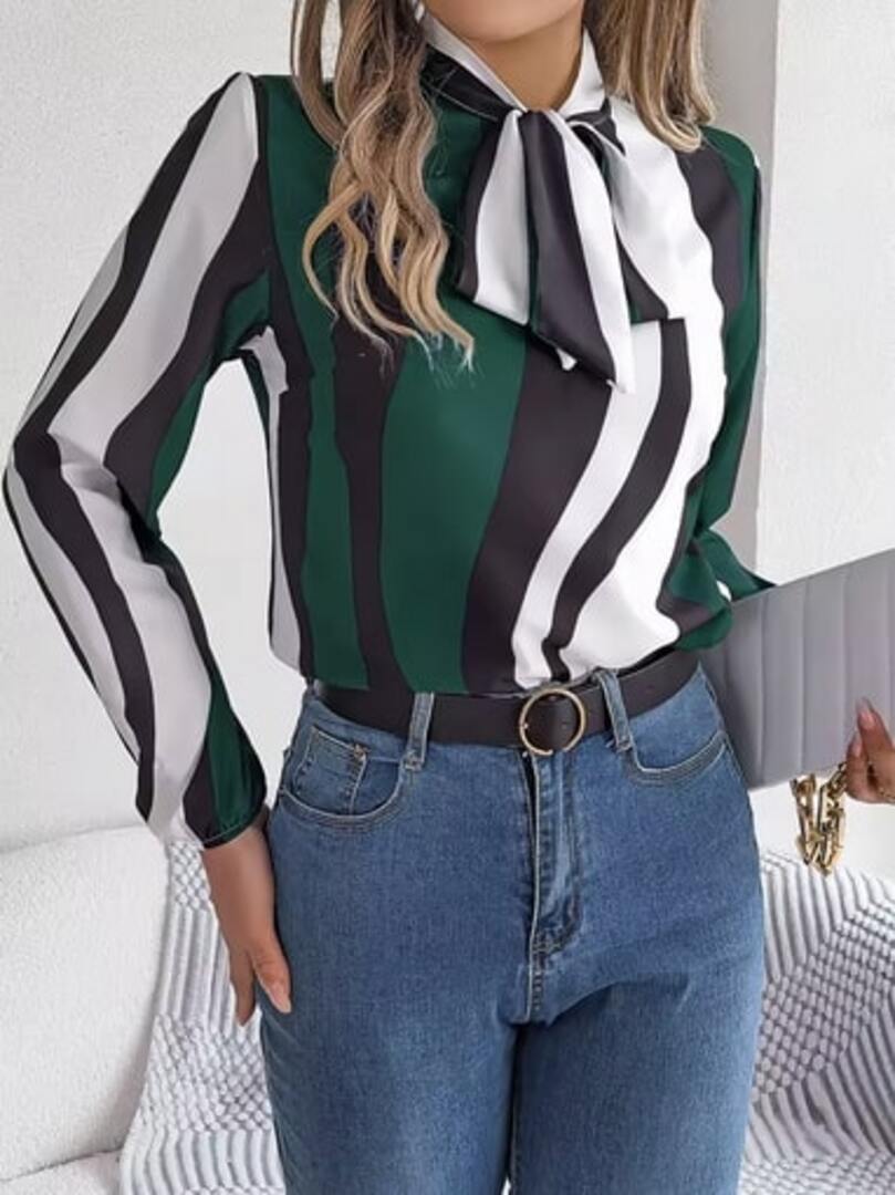 Executive Bow Blouse