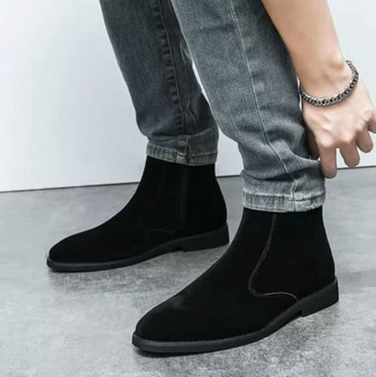 Saddle Leather Boots