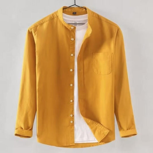 Mustard Linen Shirt