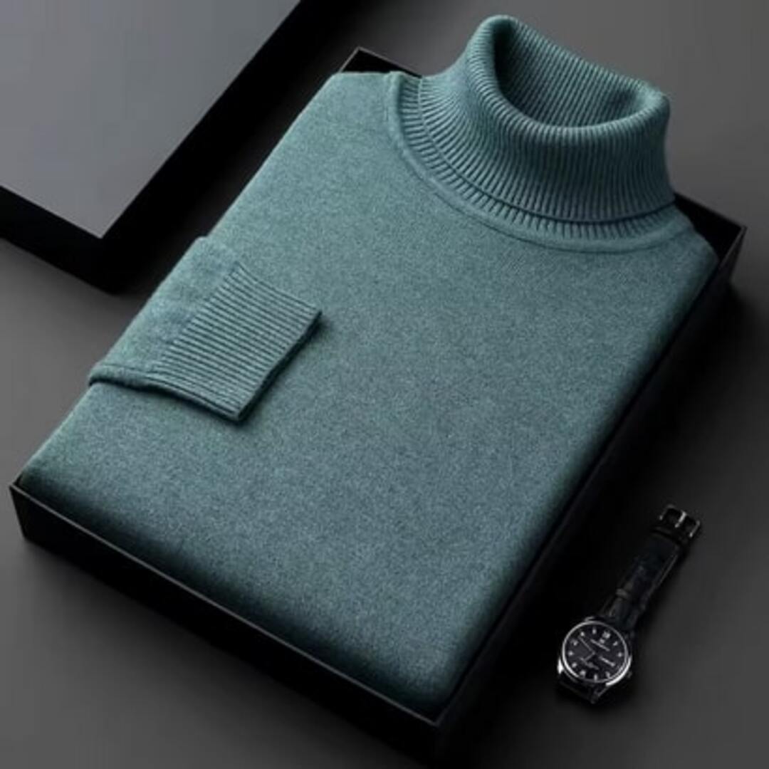 Regent Teal Turtleneck