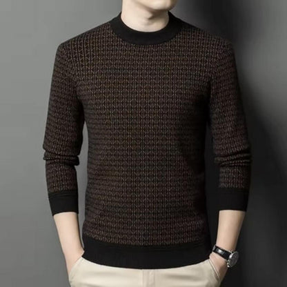 Midnight Grid Sweater