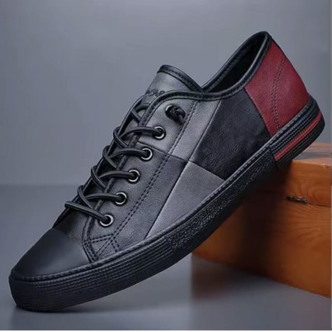 Crimson Edge Sneakers