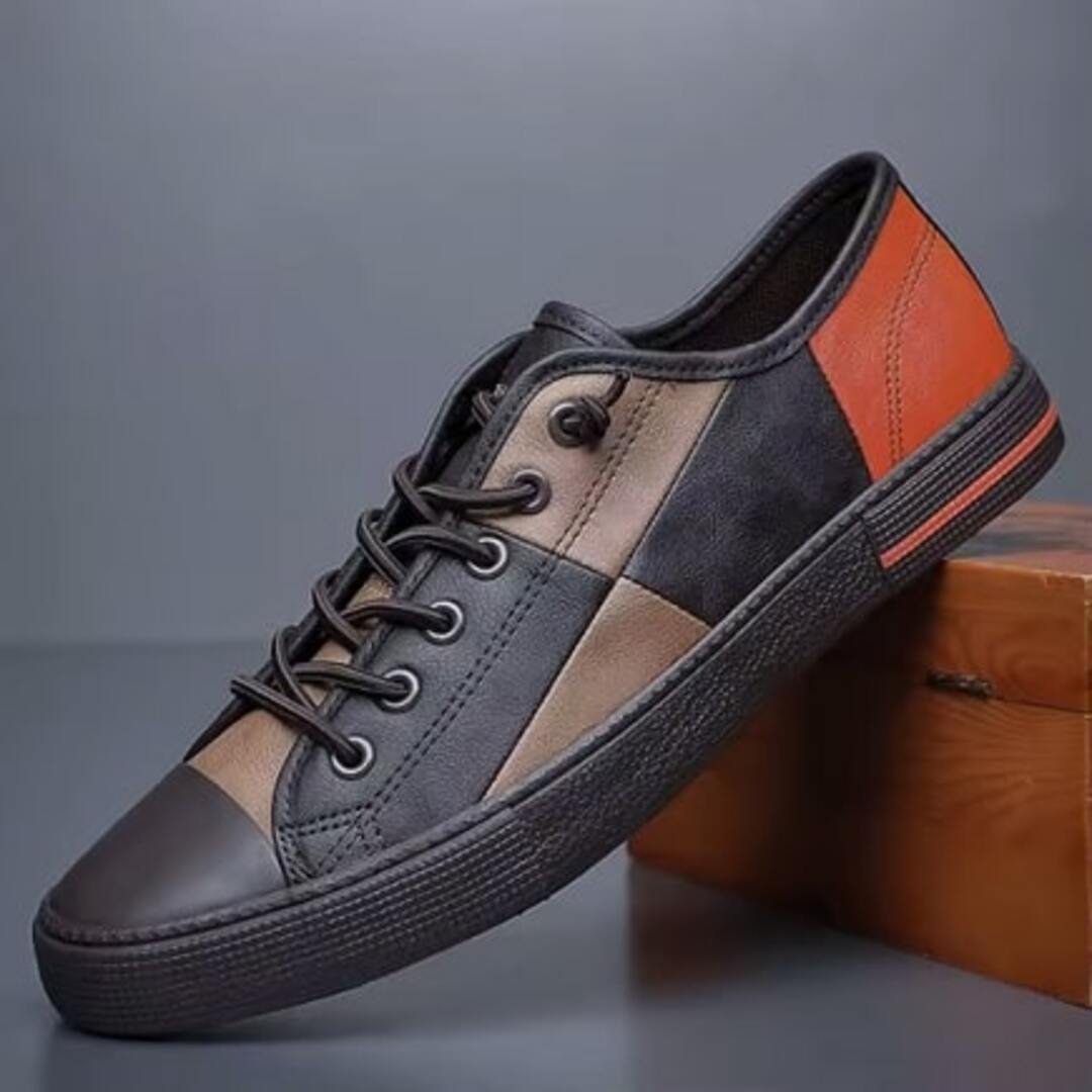 Crimson Edge Sneakers