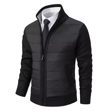 Executive Quilted Cardigan